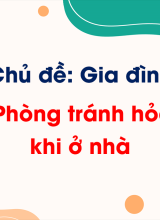 Chủ đề 1 - Bài 3. Phòng tránh hỏa hoạn khi ở nhà